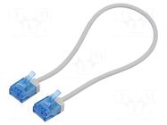Patch cord; RJ45 plug,both sides; U/UTP; 6a; stranded; Cu; LSZH Goobay