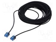 Patch cord; U/UTP; 6a; stranded; Cu; LSZH; black; 10m; 32AWG Goobay