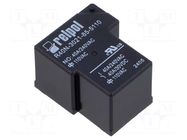 Relay: electromagnetic; SPST-NO; Ucoil: 110VAC; 40A; max.110VDC RELPOL