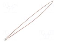Sensor: thermostat; NC; 130°C; 2.5A; 250VAC; cables; ±5°C; 0.3m SYNFLEX