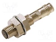 Sensor: inductive; OUT: PNP / NO; 0÷4mm; 10÷30VDC; M8; IP67; 50mA OMRON