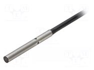 Sensor: inductive; OUT: NPN / NC; 0÷0.8mm; 10÷30VDC; Ø3; 2m; IP67 OMRON