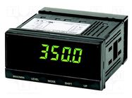 Meter; temperature; 24VAC; 24VDC; on panel; K3MA-L; SPDT; IP20,IP66 