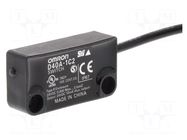 Safety switch: magnetic; D40A; IP67; Electr.connect: cable; 2m OMRON