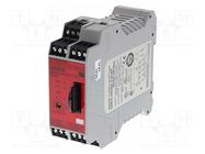 Module: safety relay; 24VDC; for DIN rail mounting; G9SX; 0÷15s 