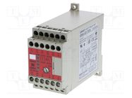 Module: safety relay; 100÷240VAC; IN: 2; for DIN rail mounting 