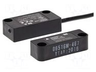 Safety switch: magnetic; D40A; IP67; Electr.connect: wires; 5m OMRON