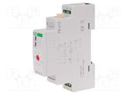 Relay: installation; load-shedding; SPDT; Ucoil: 230VAC; 16A; IP20 F&F