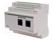 18-channel controller; for DIN rail mounting; 24VDC; IP20; RJ45 F&F