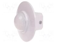 Sensor: movement; flush mount,wall mount; 195÷265VAC; IP20; 5A F&F