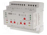 Voltage monitoring relay; for DIN rail mounting F&F