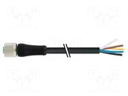 Cable: for sensors/automation; M12; PIN: 5; straight; 1.5m; plug MURRELEKTRONIK
