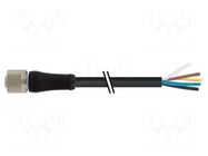Cable: for sensors/automation; M12; PIN: 5; straight; 1.5m; plug MURRELEKTRONIK