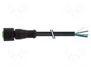 Cable: for sensors/automation; M12; PIN: 4; straight; 10m; plug MURRELEKTRONIK