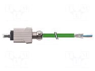 Connecting cable; male,RJ45; 7000; IP65; 60VDC; 1.76A; 1.5m; PIN: 4 MURR ELEKTRONIK