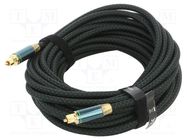 Cable; Toslink plug,both sides; 1m; Plating: gold-plated; black VENTION