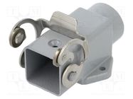 Enclosure: for HDC connectors; CKA; size 21.21; closed; PG11 ILME