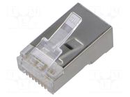 Connector: RJ45; plug; PIN: 8; Cat: 6a; shielded; 8p8c; for cable MH CONNECTORS