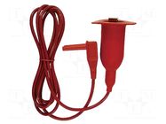 Test lead; Urated: 12kV; Len: 3m; red KYORITSU