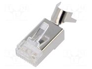 Connector: RJ45; plug; PIN: 8; Cat: 6a; shielded; 8p8c; for cable MH CONNECTORS
