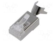 Connector: RJ45; plug; PIN: 8; Cat: 6a; shielded; 8p8c; for cable MH CONNECTORS