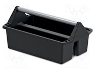 Cargo tool tray; polymer; Holder material: aluminium; CARGO KISTENBERG