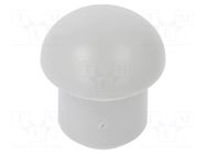 Stopper; polyamide; light grey; Entrelec; Ø: 9.7mm; Size: 13; L: 9mm TE Connectivity
