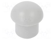 Stopper; polyamide; light grey; Entrelec; Ø: 9.7mm; Size: 13; L: 9mm TE Connectivity
