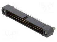 Connector: PCB-cable/PCB; socket; male; PIN: 34; Datamate J-Tek; 3A HARWIN
