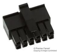 HOUSING, RECEPTACLE, 12 WAY, NYLON