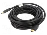 Cable; HDMI plug,both sides; PVC; 7.5m; black; HDMI 1.4; Core: CCS LANBERG
