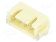 Connector: wire-board; socket; male; PIN: 4; XH; 3A; 250V; horizontal JST
