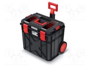 Suitcase: toolbox; 546x380x510mm; polymer; X BLOCK LOG; IP55 KISTENBERG