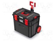 Suitcase: toolbox; 546x380x510mm; polymer; X BLOCK TECH; IP55 KISTENBERG