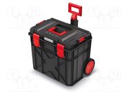 Toolbox; 546x380x510mm; polymer; X BLOCK TECH; IP55; on wheels KISTENBERG