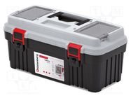 Box; tool case; black-gray; polymer; OPTIMA; 540x278x269mm; 20kg KISTENBERG