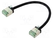 Patch cord; U/FTP; Cat 8.1; stranded; Cu; LSZH; black; 0.15m; 32AWG Goobay