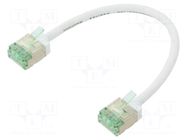 Patch cord; U/FTP; Cat: Cat 8.1; RJ45 plug,both sides; stranded GOOBAY