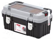 Chest; tool case; black-grey; polymer; OPTIMA; 470x256x238mm; 13kg KISTENBERG