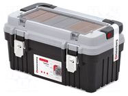 Chest; tool case; black-grey; polymer; OPTIMA; 470x256x238mm; 13kg KISTENBERG