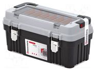 Chest; tool case; black-grey; polymer; OPTIMA; 540x278x269mm; 20kg KISTENBERG