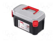 Chest; tool case; black-grey; SMART; 380x234x225mm; 8.5kg KISTENBERG