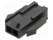 Connector: wire-wire; plug; male; PIN: 2; Micro-Fit 3.0; for cable MOLEX