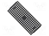 Electronic components tray; ESD; 10x10x1mm; black; 140°C; TQFP ANTISTAT