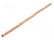 Braids; Shape: round; Øcore: 7.5mm; SBO; 25m; copper strand CONNECT