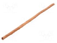 Braids; Shape: round; Øcore: 9mm; SBO; 25m; copper strand CONNECT