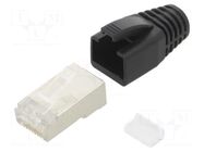 Connector: RJ45; plug; PIN: 8; Cat: 6a; shielded,with strain relief MH CONNECTORS
