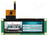 Display: TFT; 3.9"; 480x128; Illumin: LED; Dim: 122x44x9.8mm; RGB RAYSTAR OPTRONICS