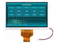 Display: TFT; 7"; 800x480; Illumin: LED; Dim: 165.8x106.61x6.5mm RAYSTAR OPTRONICS