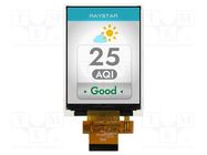 Display: TFT; 3.2"; 240x320; Illumin: LED; Dim: 55.04x77.6x2.55mm RAYSTAR OPTRONICS